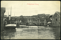 gamllet postkort fra Flekkefjord