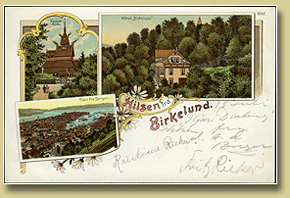 postkort hilsen fra birkelund