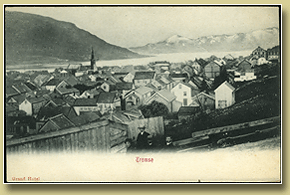 gammelt postkort, norsk stedskort