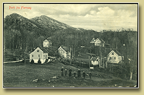 postkort fra lott med gamle norske stedskort