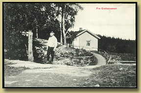 gamle postkort fra Nordmarka