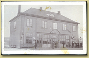 jernbanepostkort alnabru stasjon