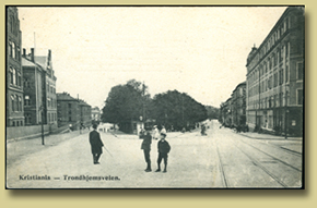 postkort fra kristiania trondhjemsveien