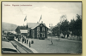 Jernbanepostkort Fagernes