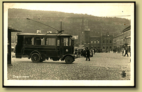 postkort trikken i drammen